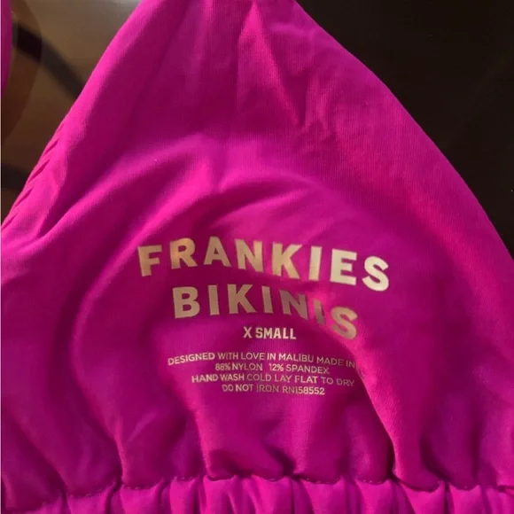 Frankie's Bikinis Hot Pink Swimwear - Picture 3 of 3